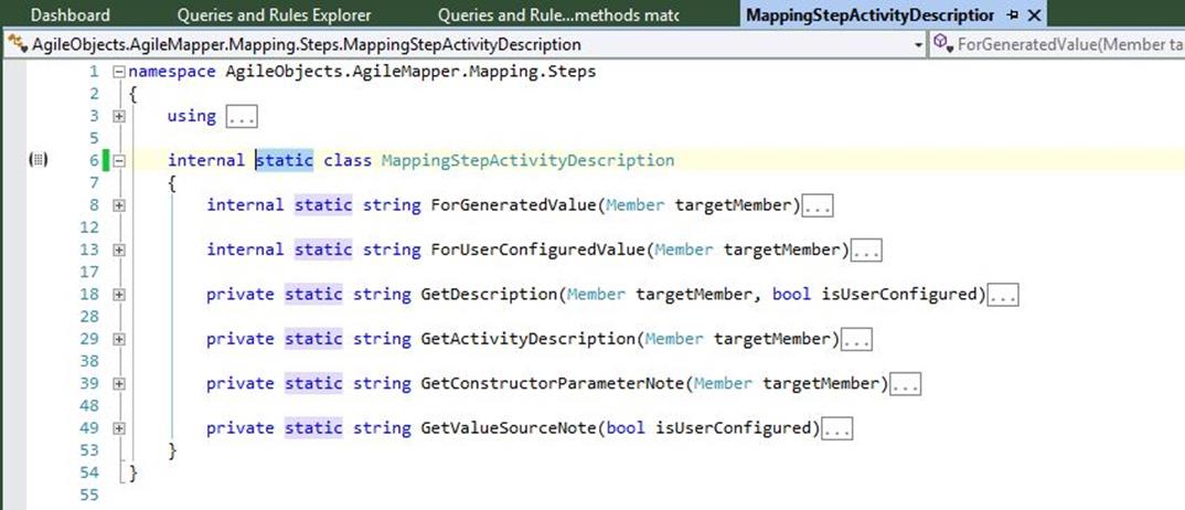 MappingStepActivityDescription made static