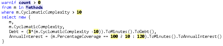 Methods Too Complex rule